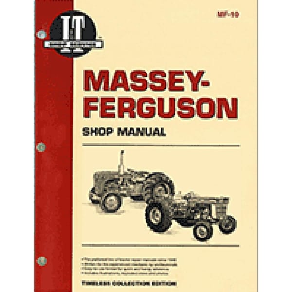 Aftermarket I&T Service Manual MF-40 Fits Massey Ferguson 1001 303 333 404 406 444 MAR60-0025 - main